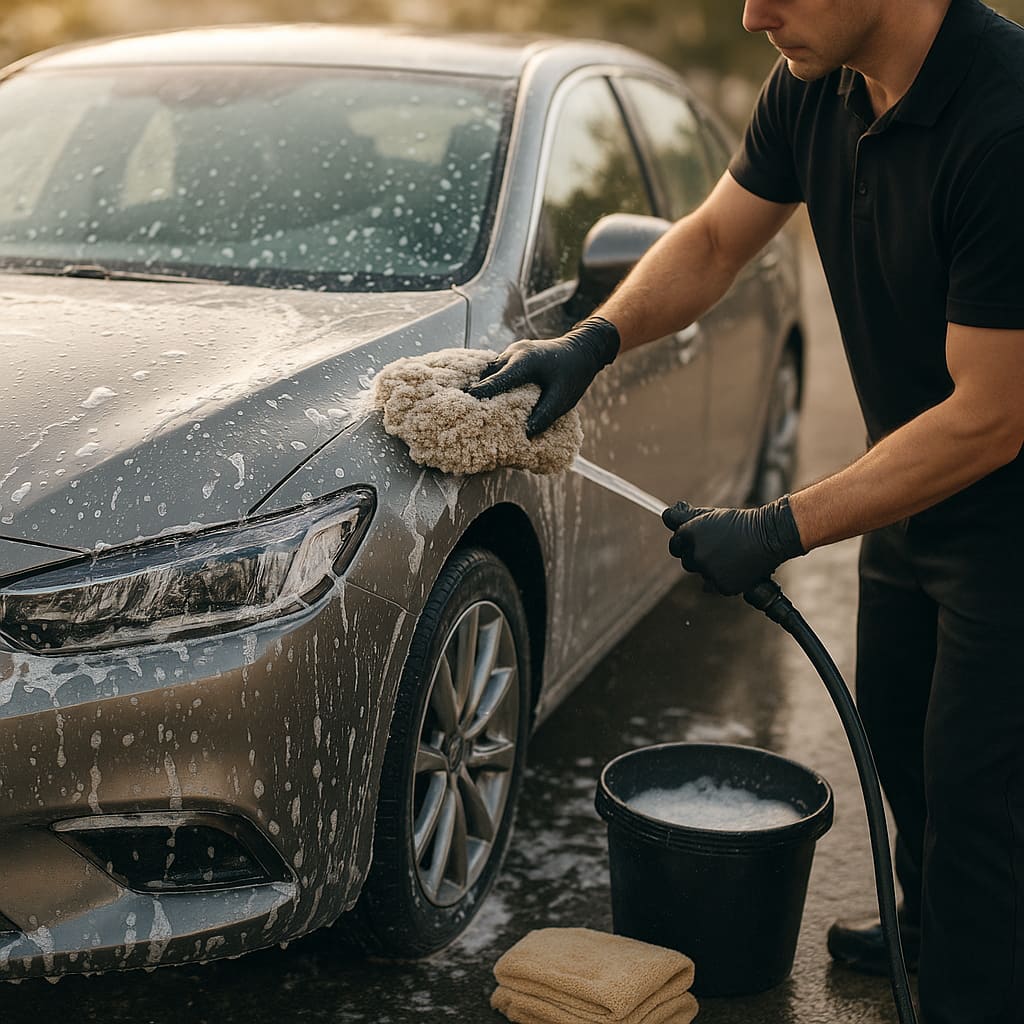 Handwäsche Auto